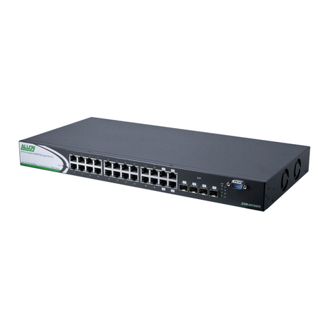 Alloy GSS-16T4SFP user manual
