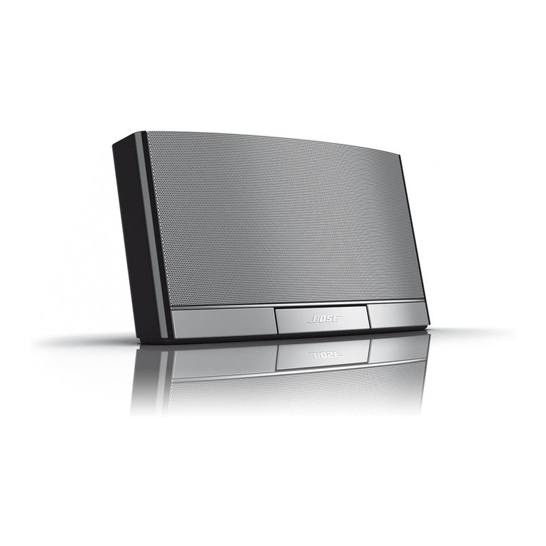 Bose SOUNDDOCK PORTABLE DIGITAL MUSIC SYSTEM User manual