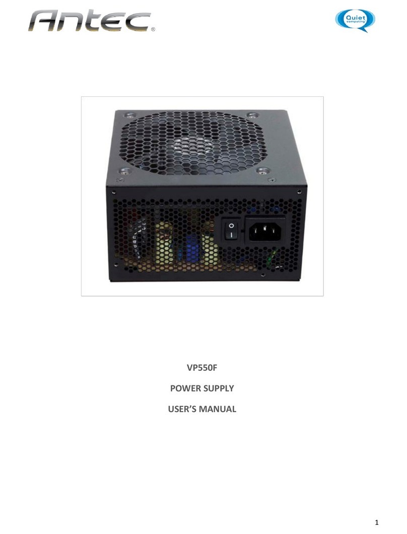 Antec VP550F User manual
