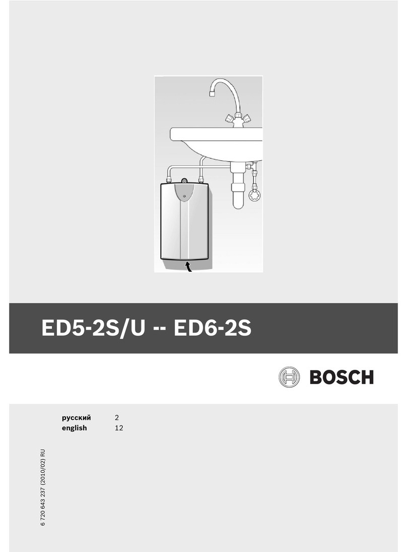 Bosch ED5-2S Instructions for use Bosch ED5-2S Instructions for use