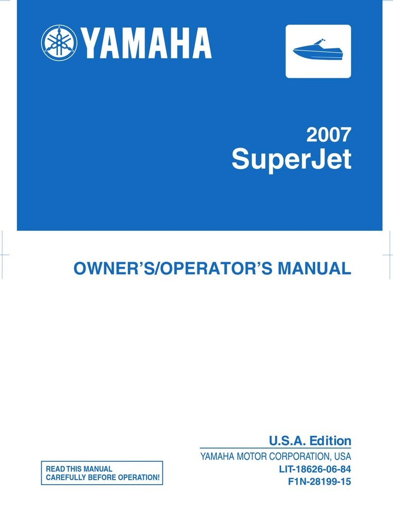Yamaha SUPERJET 2007 Owner's/operator's manual