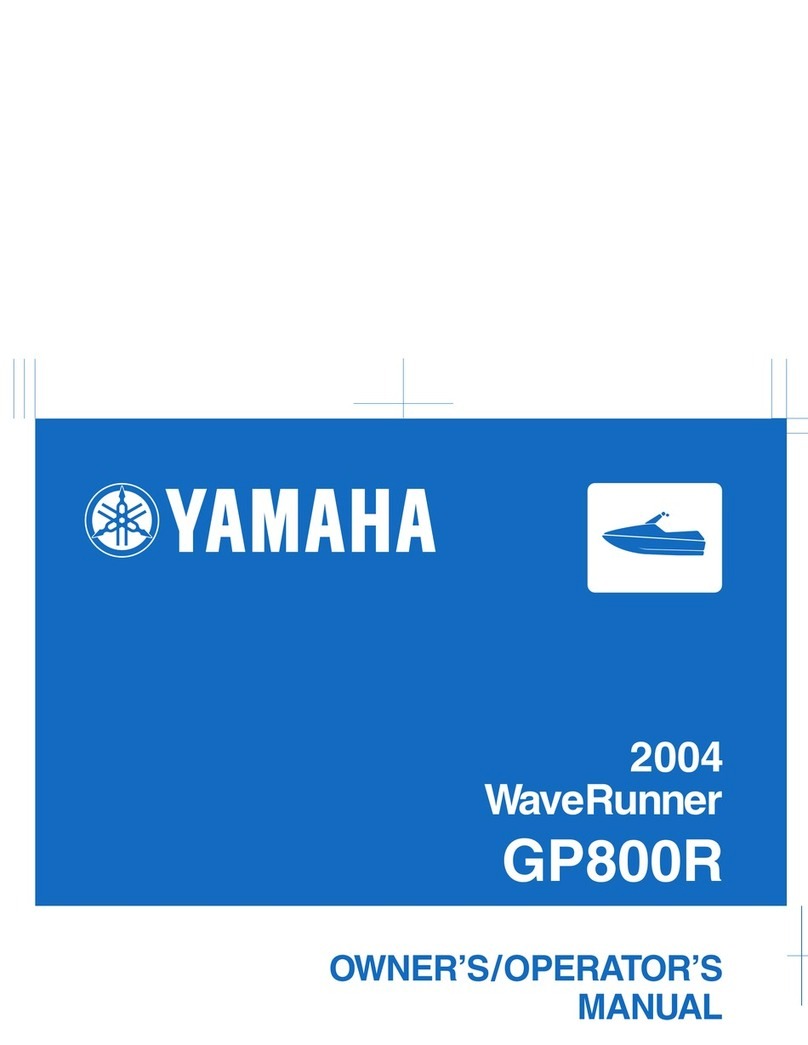 Yamaha GP800R WaveRunner 2004 Owner's manual