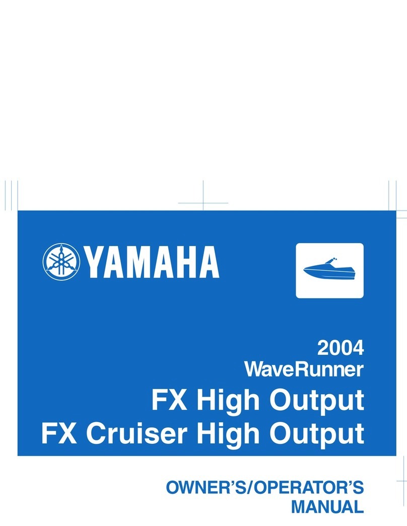 Yamaha FX High Output WaveRunner 2004 Owner's/operator's manual Yamaha FX High Output WaveRunner 2004 Owner's/operator's manual