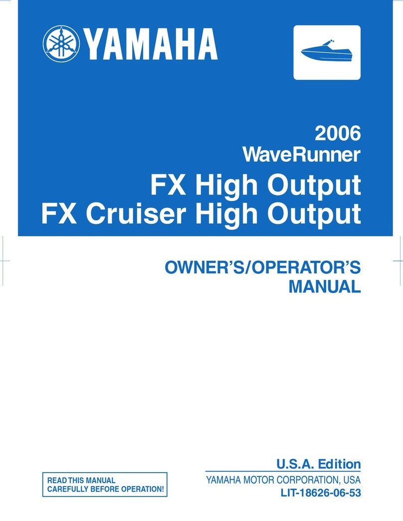 Yamaha FX High Output WaveRunner 2006 Owner's manual