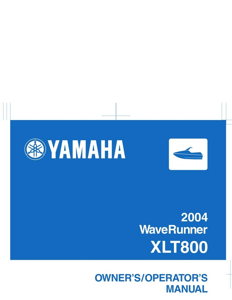 Yamaha XLT800 WaveRunner 2004 Owner's manual