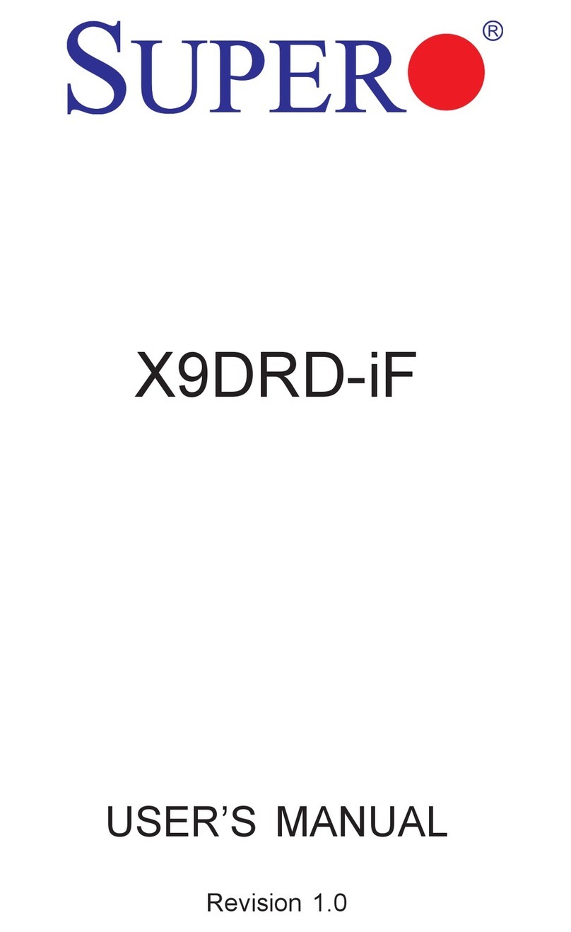 Supero X9DRD-iF user manual Supero X9DRD-iF user manual