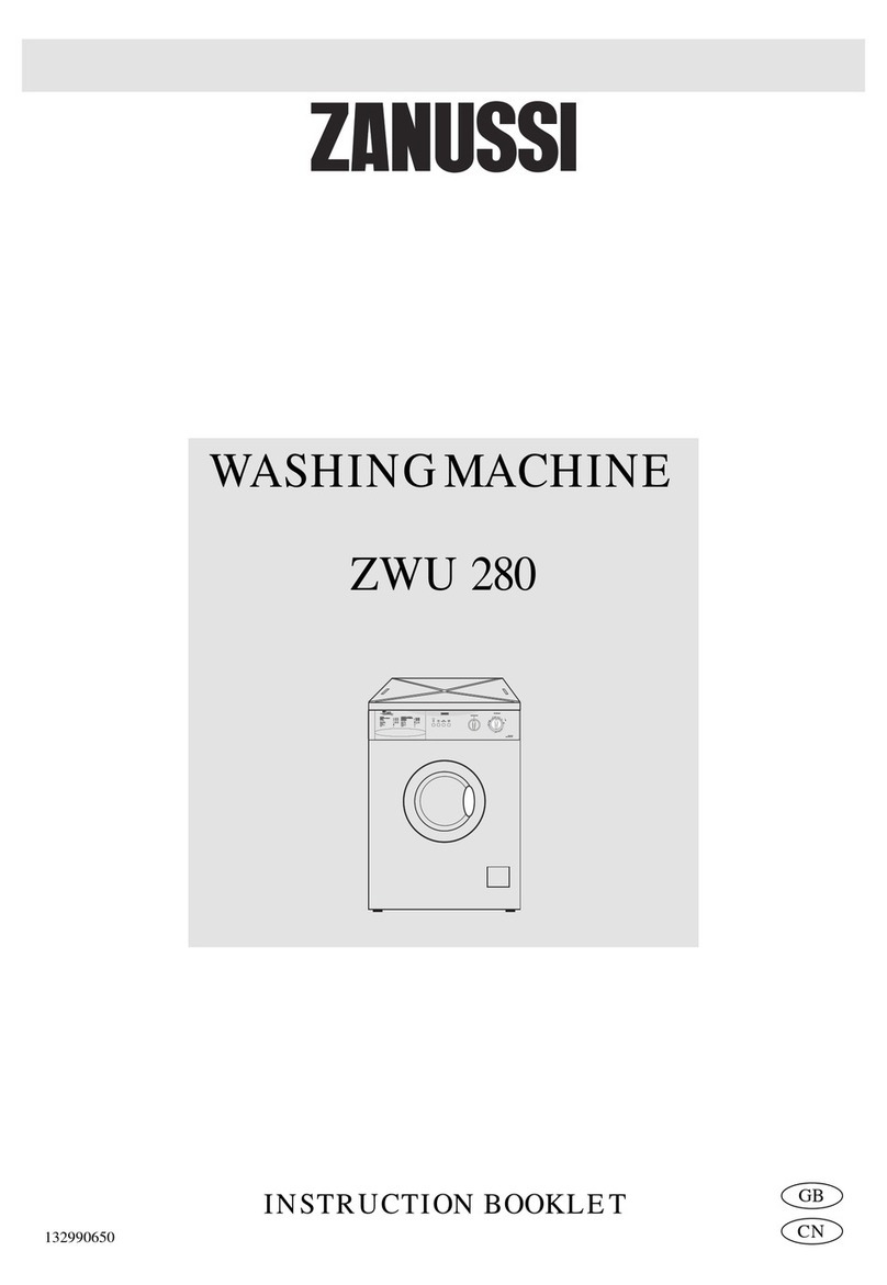 Zanussi ZWU 280 User manual