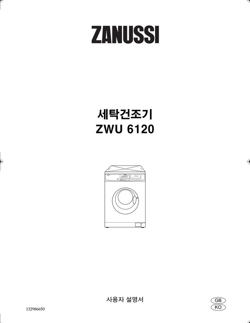 Zanussi ZWU 6120 Instruction booklet
