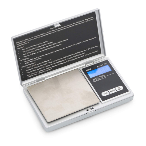 American Weigh Scales AWS-Series User manual