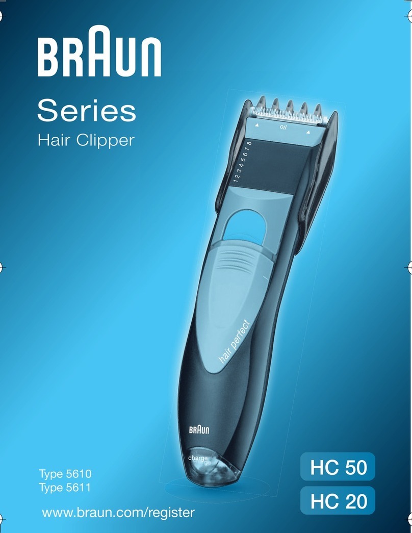 Braun HC 50 user manual