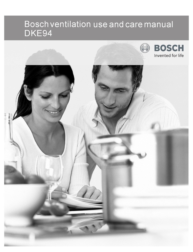 Bosch DKE 94 Series User manual