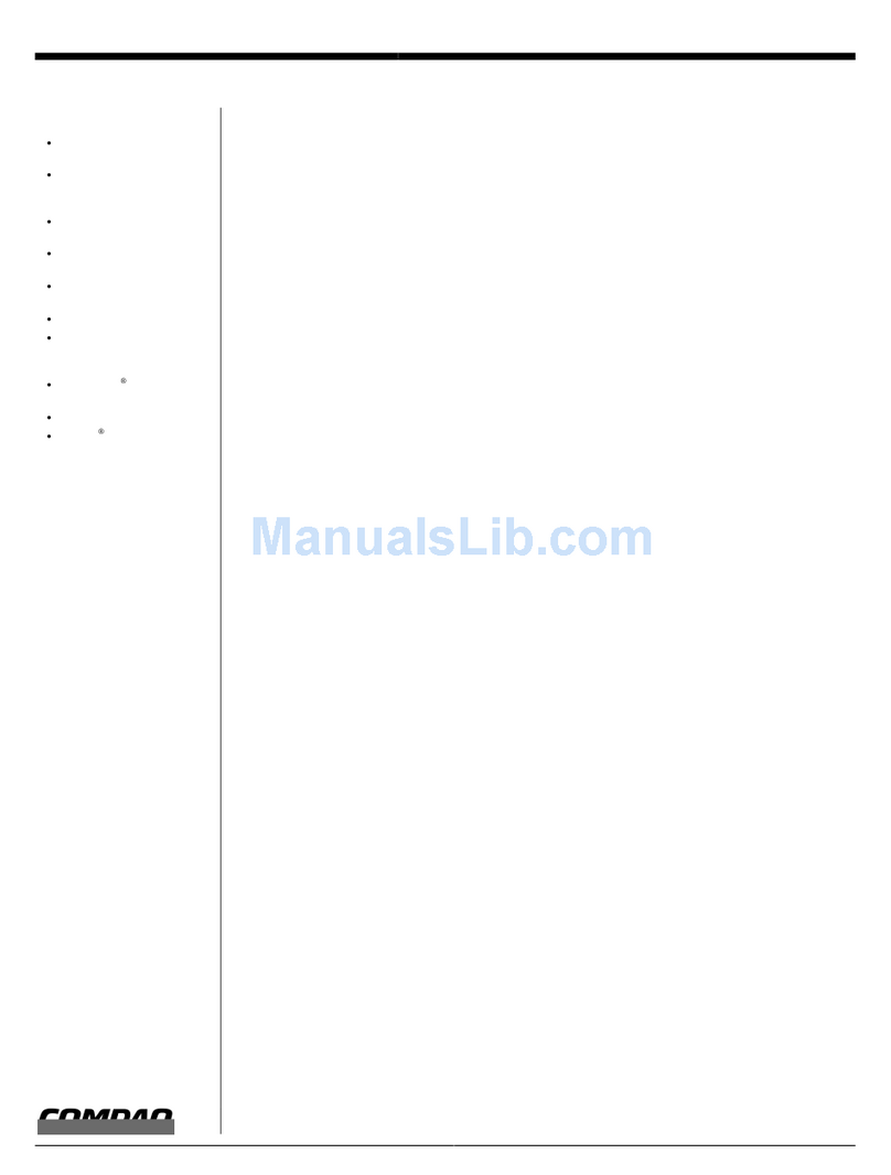 Compaq iPAQ Pocket PC H3800 Series Quickspecs