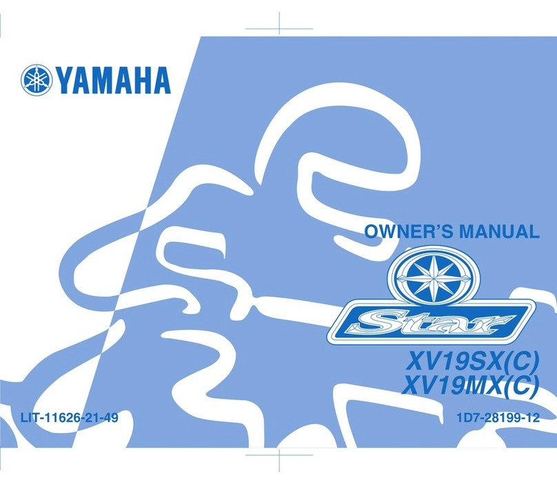 Yamaha Star V19SX owner's manual