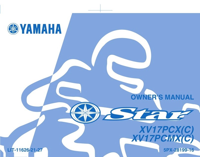 Yamaha Star XV17PCX owner's manual