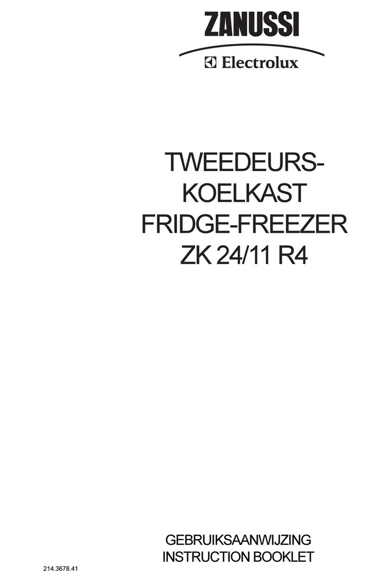 Zanussi ZK 24/11 R4 Instruction booklet