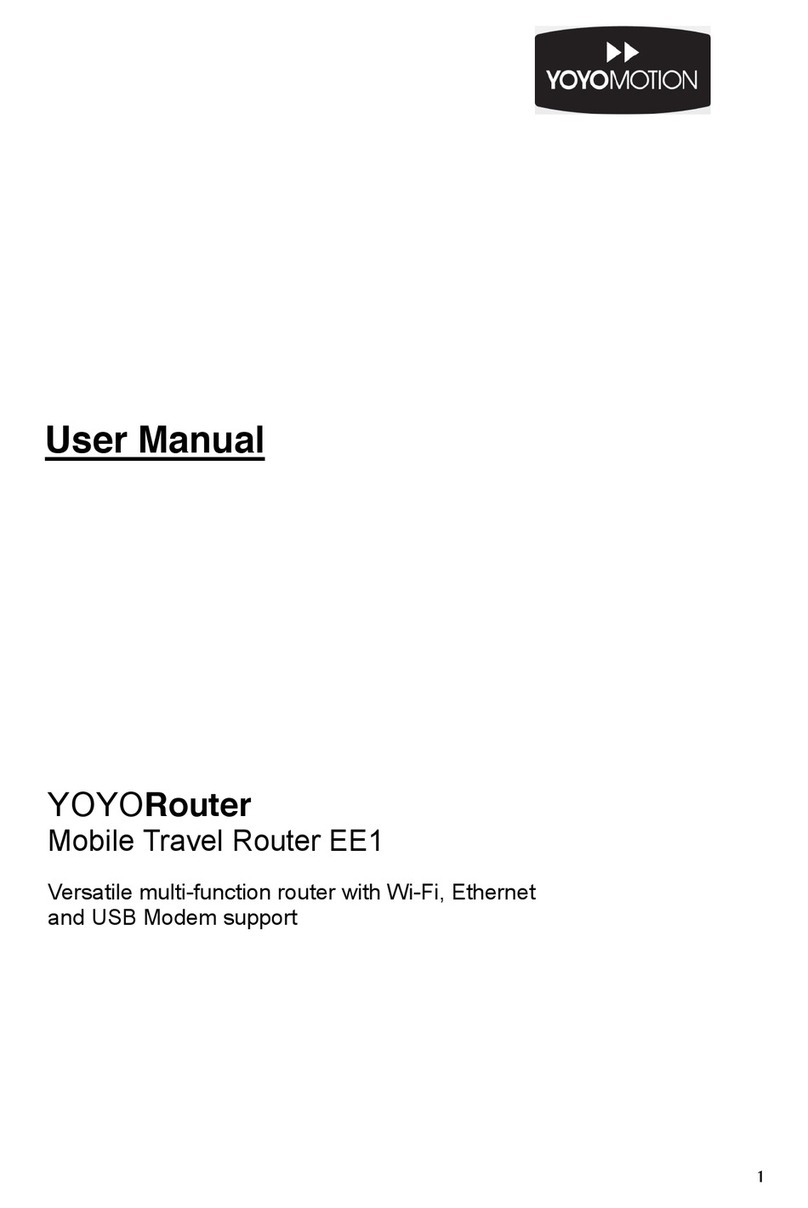 YOYOMOTION YOYORouter EE1 user manual