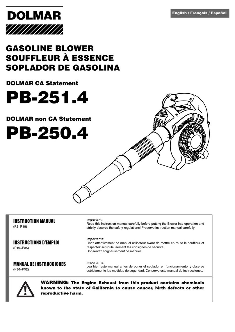 Dolmar PB-251.4 instruction manual