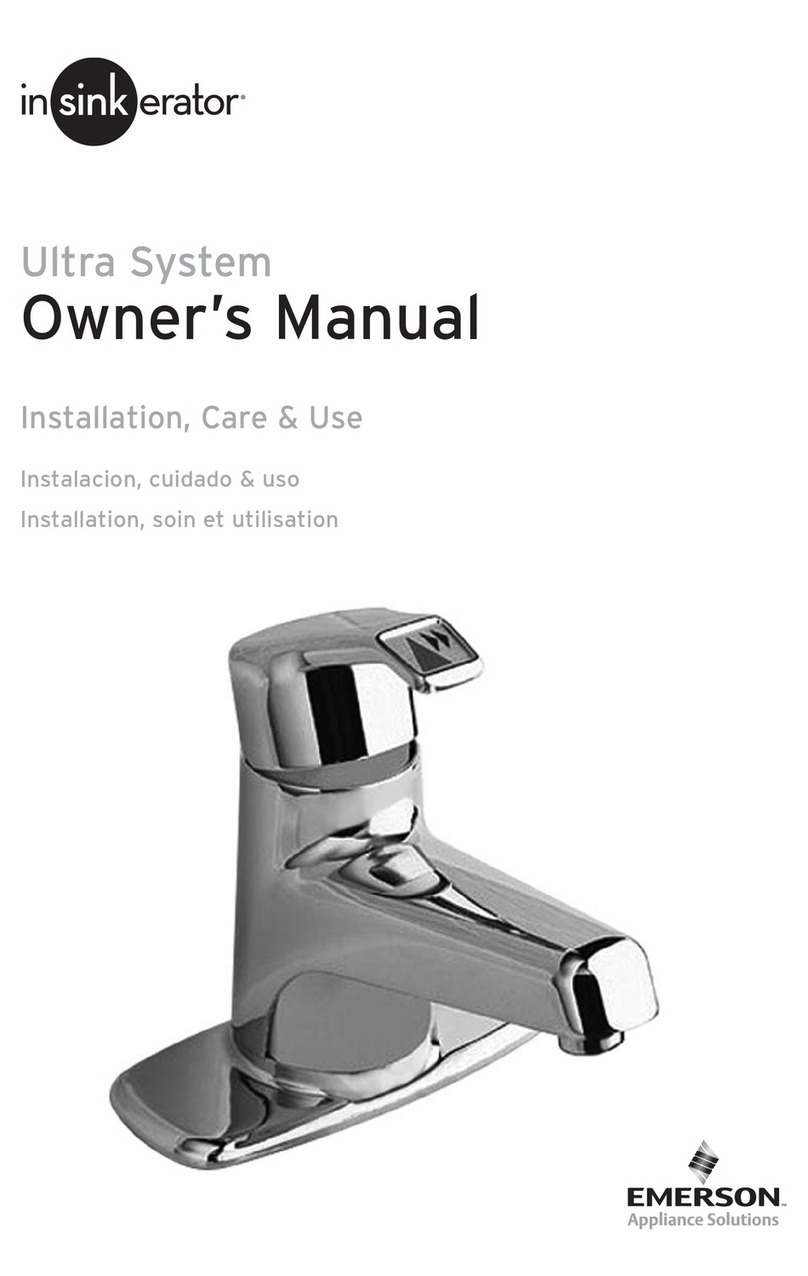 Emerson insinkerator User manual