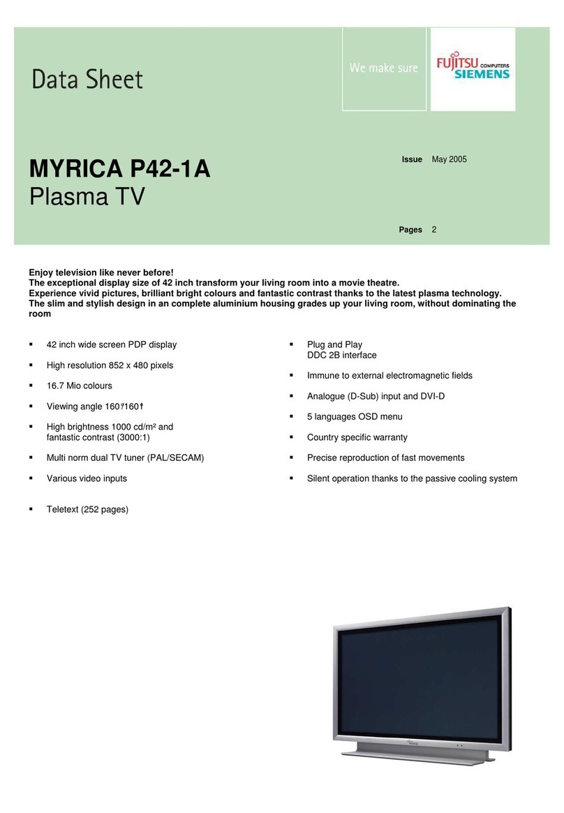 Fujitsu MYRICA P42-1A User manual