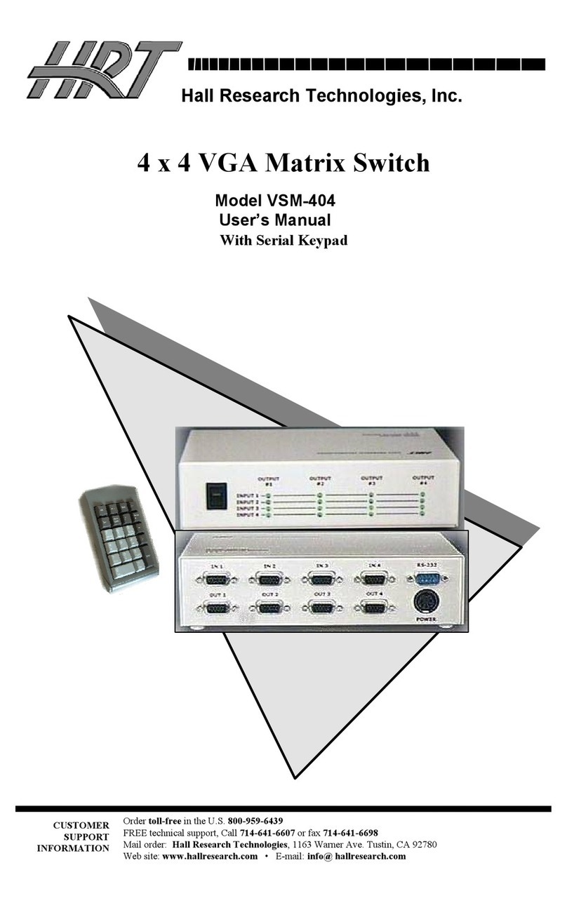 HRT VSM-404 user manual