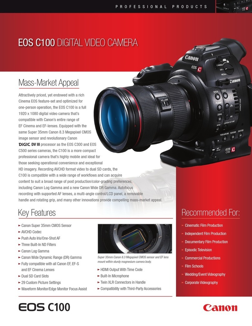 Canon EOS C100 User manual