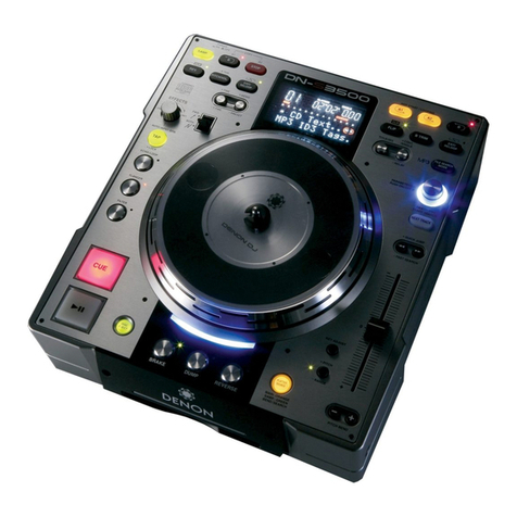 Denon DN-S3500 operating instructions