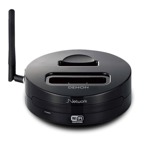 Denon ASD-3W - Digital Player Docking Station owner's manual