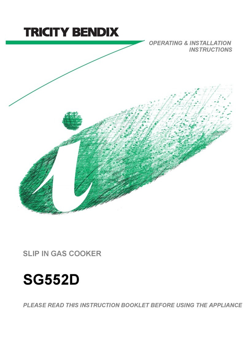 Tricity Bendix SG552D Product guide Tricity Bendix SG552D Product guide