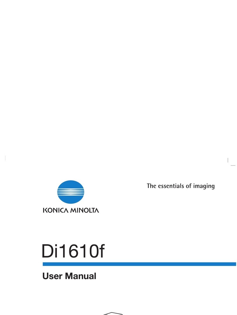 Konica Minolta Di1610f user manual
