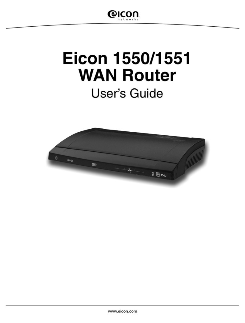 Eicon Networks Eicon 1550 user guide