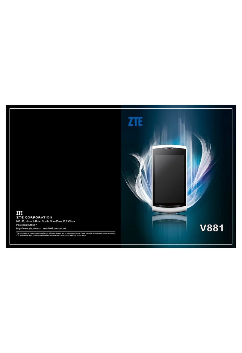 Zte V881 User manual