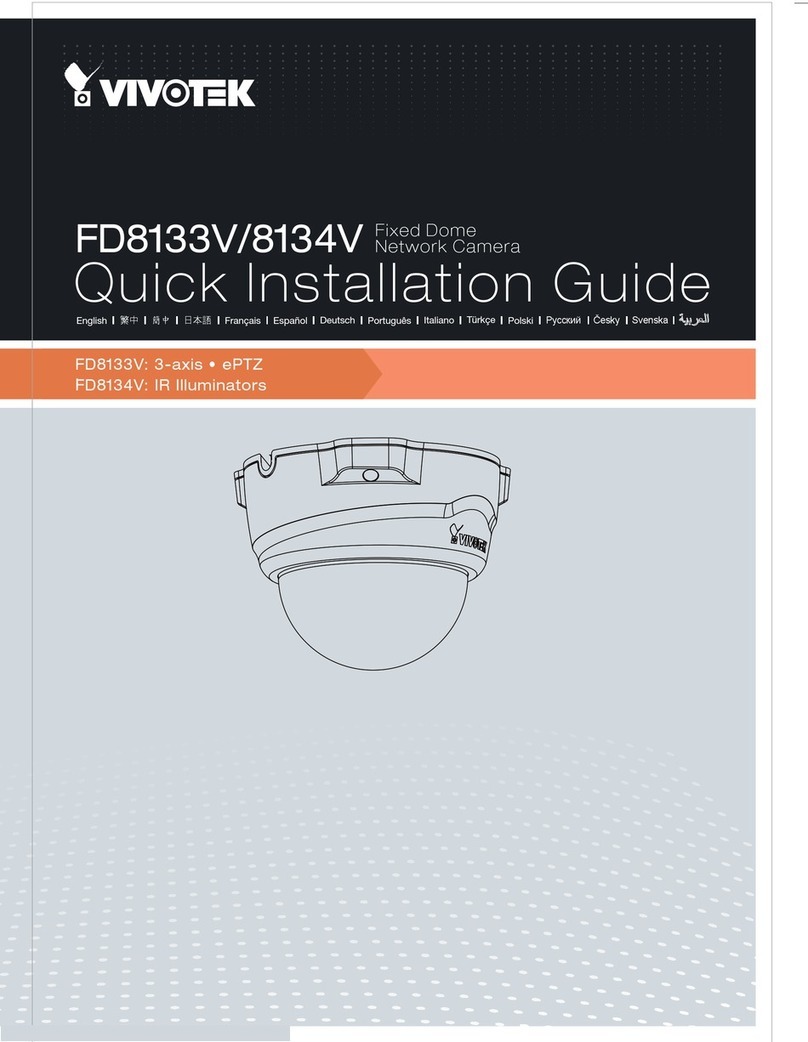 Vivotek FD8133V User manual Vivotek FD8133V User manual
