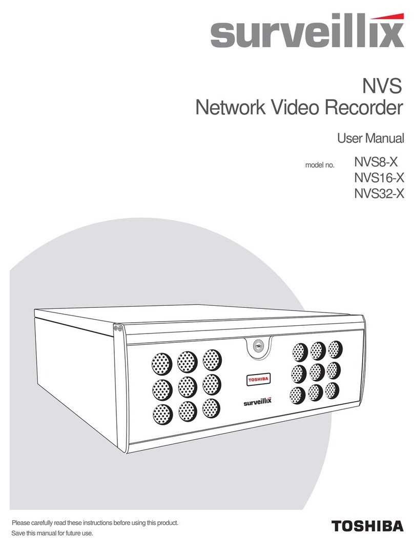 Toshiba Surveillix NVS8-X user manual