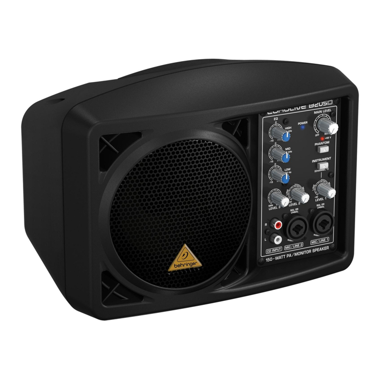 Behringer Eurolive B205D User manual