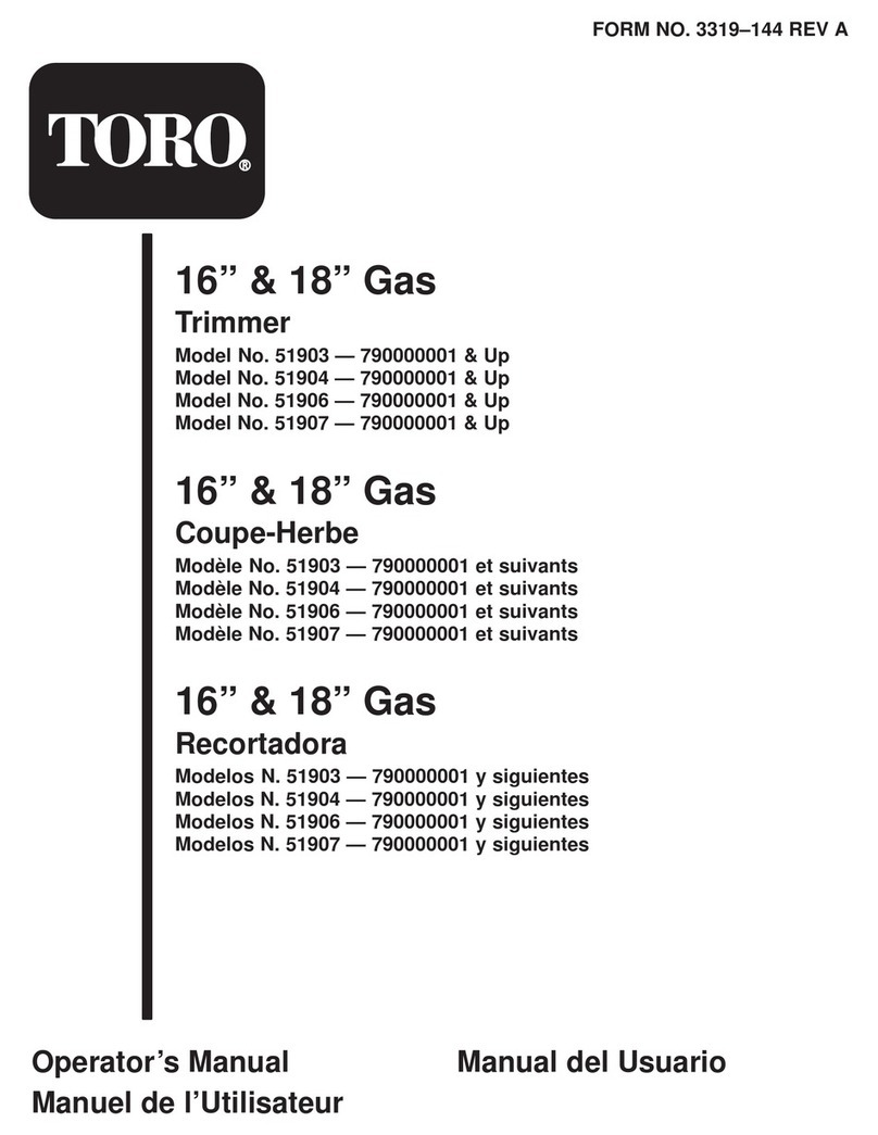 Toro 51903; 51904; 51906; 51907 User manual