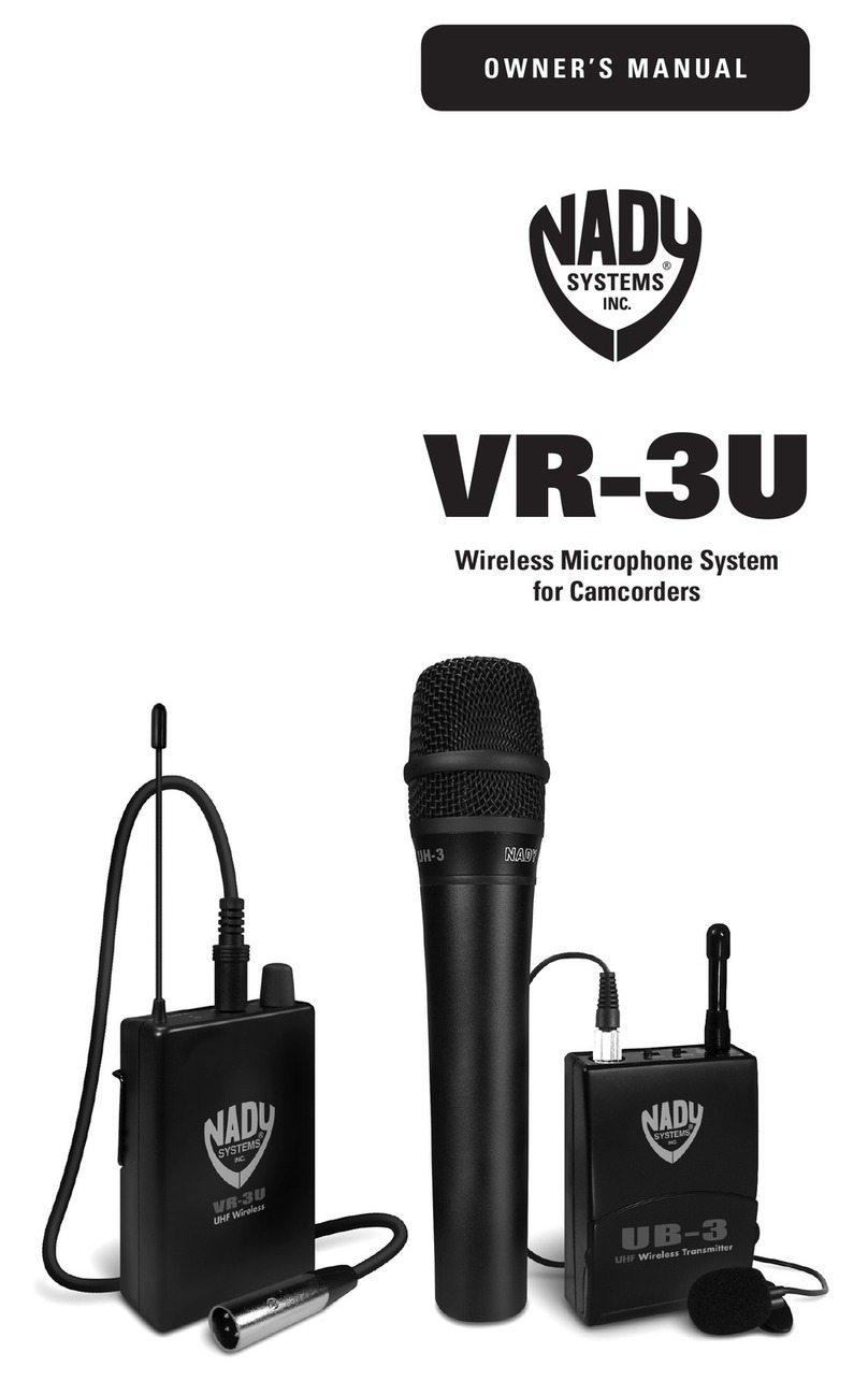 Nady Systems VR-3U User manual