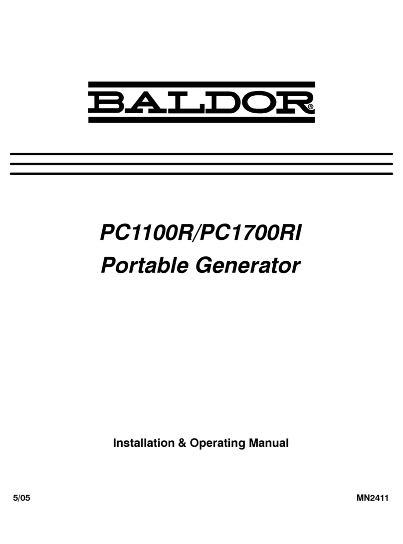 Baldor PC1100R Installation instructions Baldor PC1100R Installation instructions
