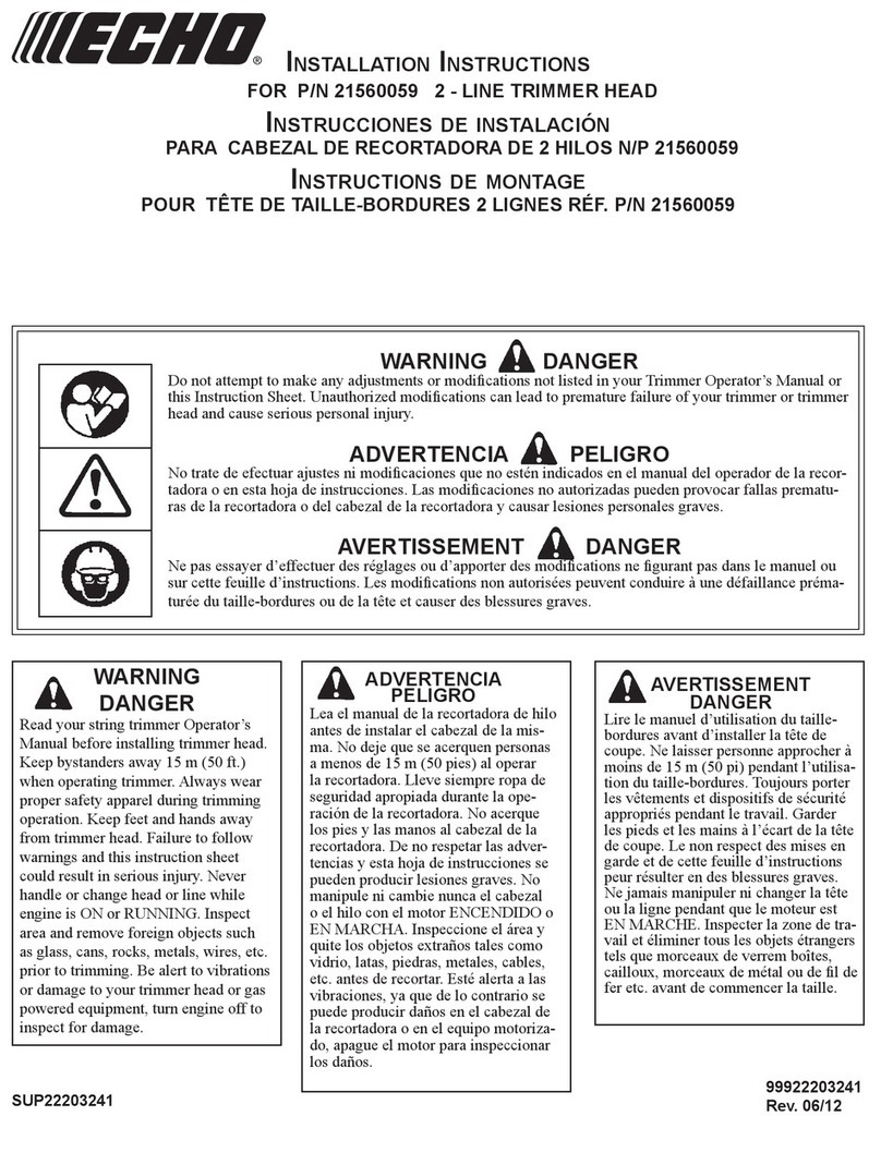 Echo 21560059 installation instructions