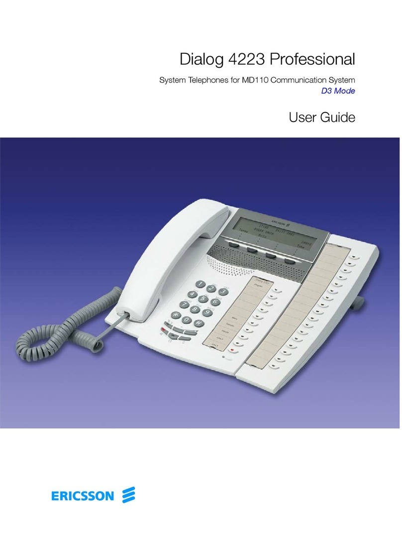 Ericsson Dialog 4223 Professional User manual