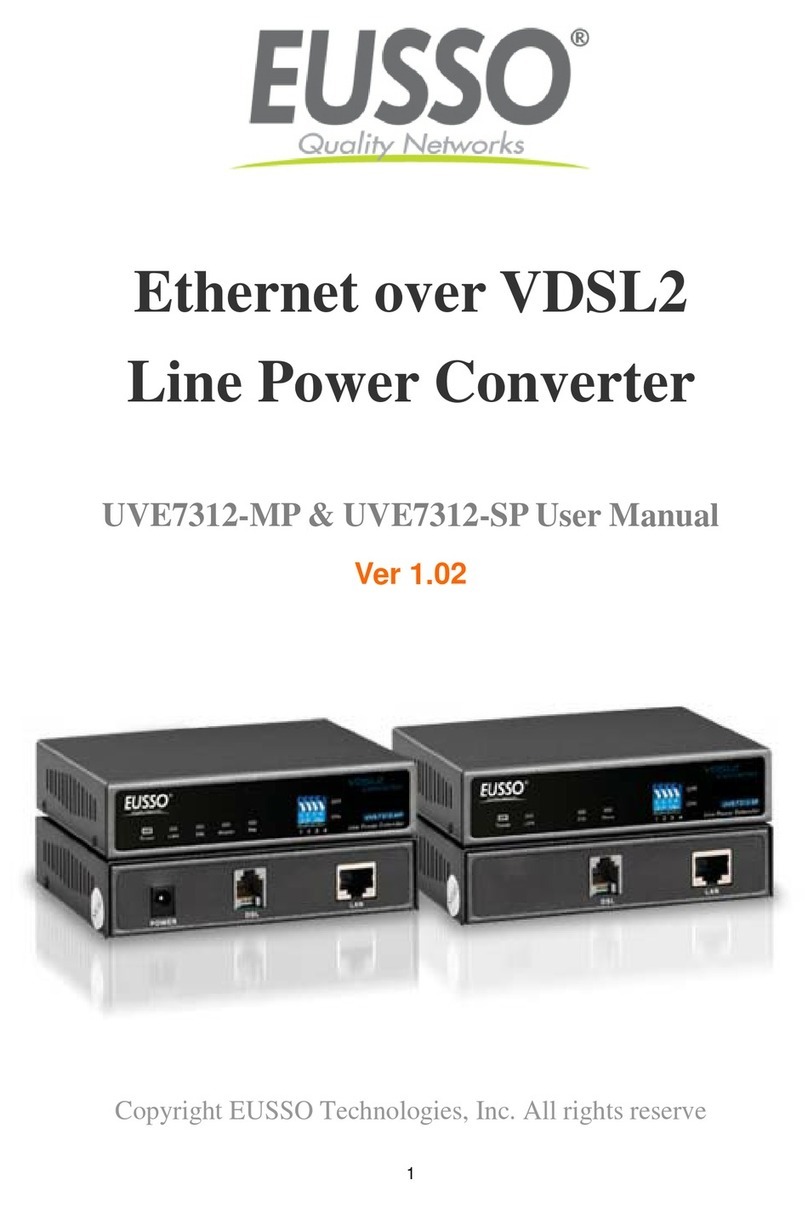 Eusso UVE7312-MP user manual
