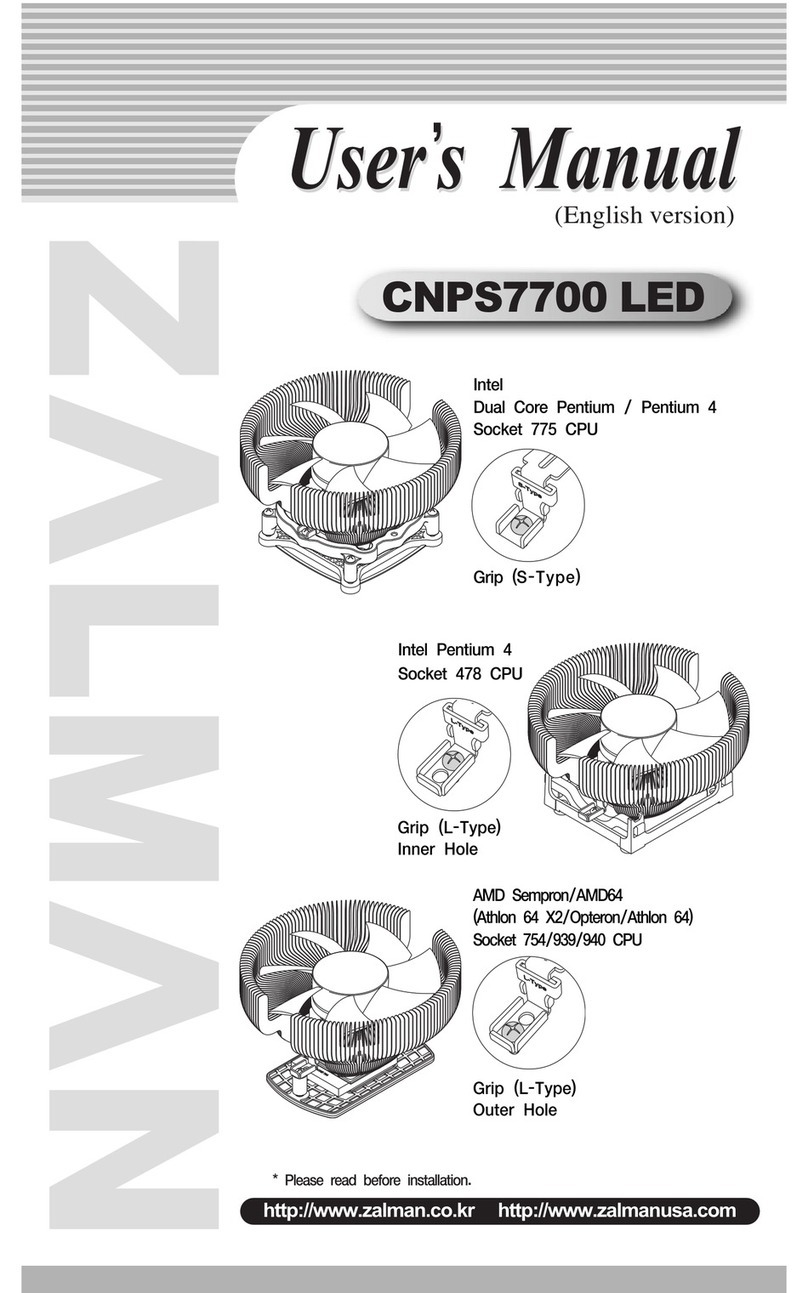 ZALMAN CNPS7700 LED User manual