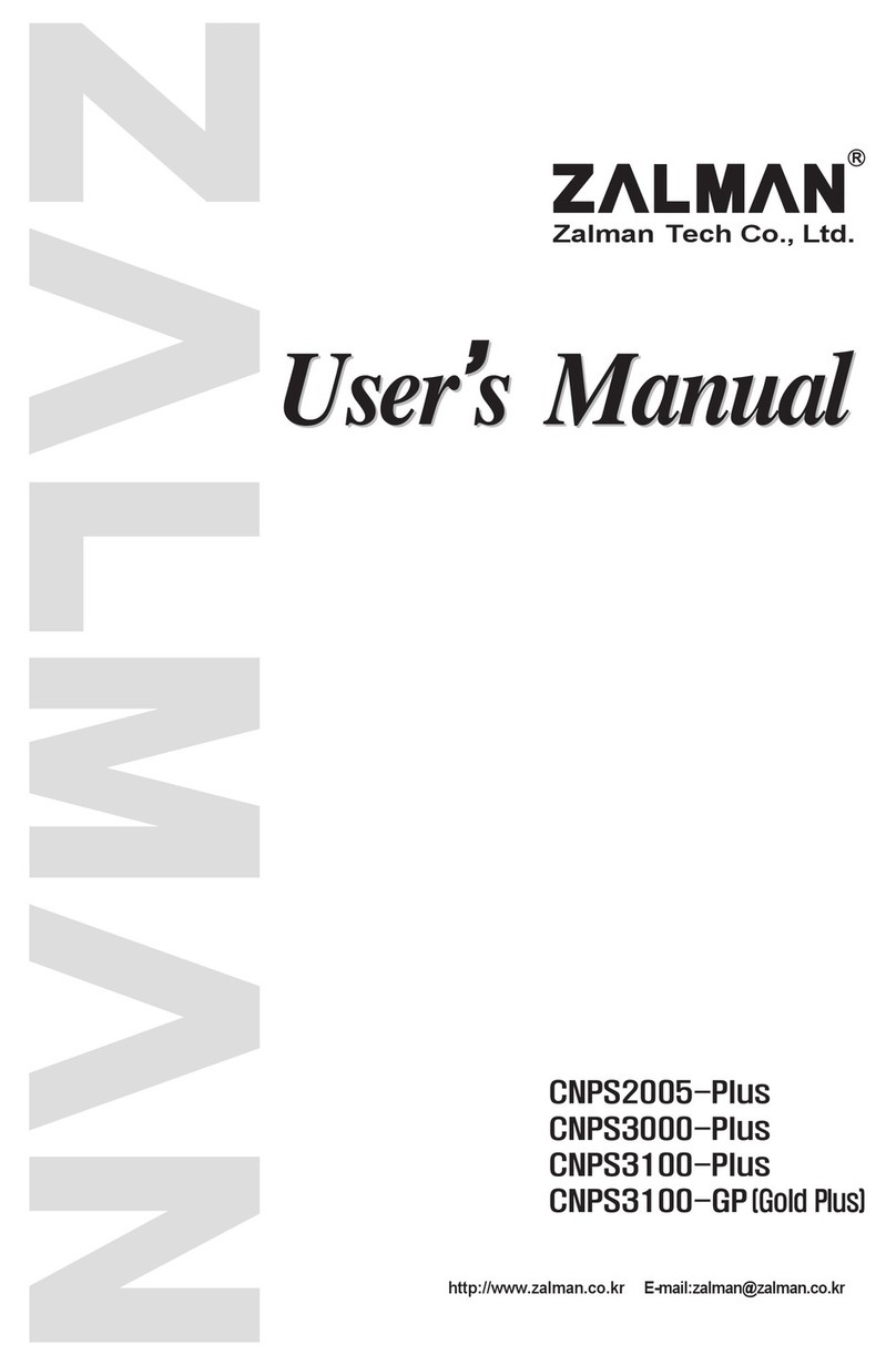 ZALMAN CNPS2005-Plus User manual