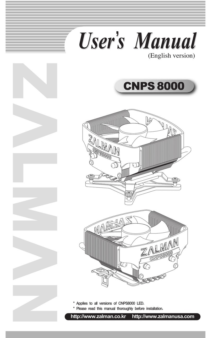 ZALMAN CNPS 8000 User manual