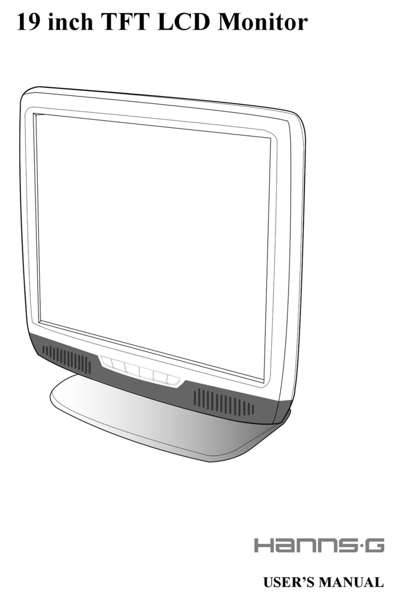 Hanns.G 19 inch TFT LCD Monitor User manual