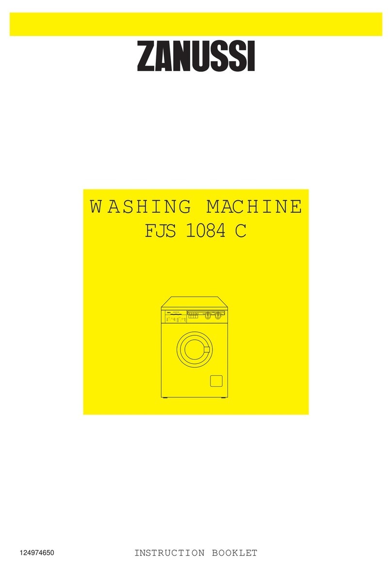Zanussi FJS 1084 C Instruction booklet