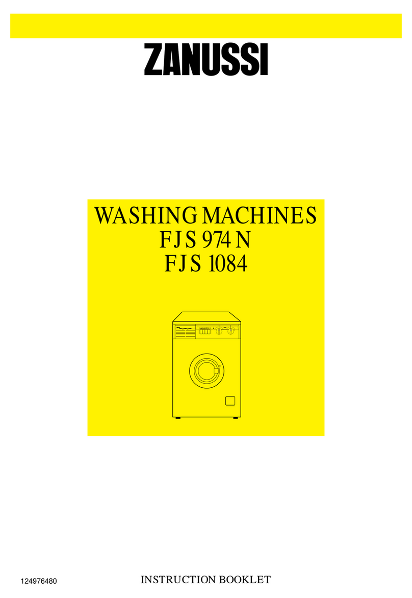 Zanussi FJS 1084 Instruction booklet