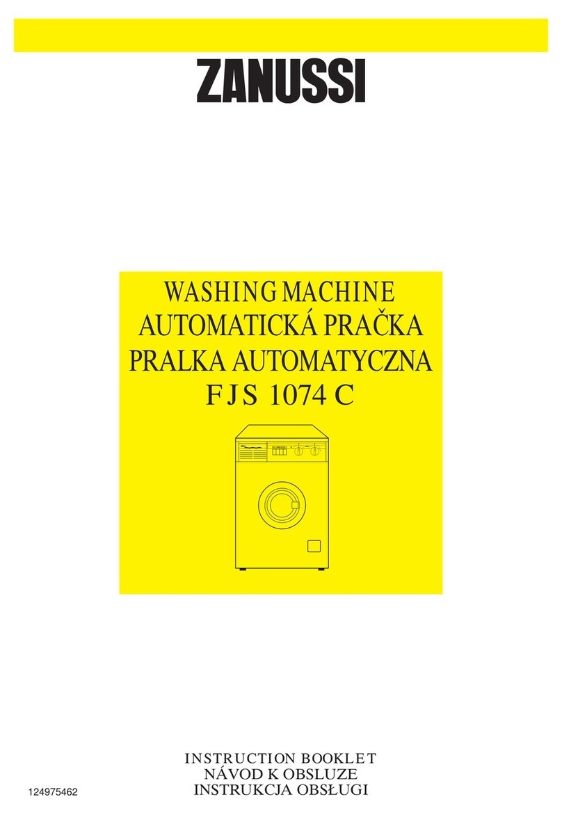 Zanussi FJS 1074 C Instruction booklet