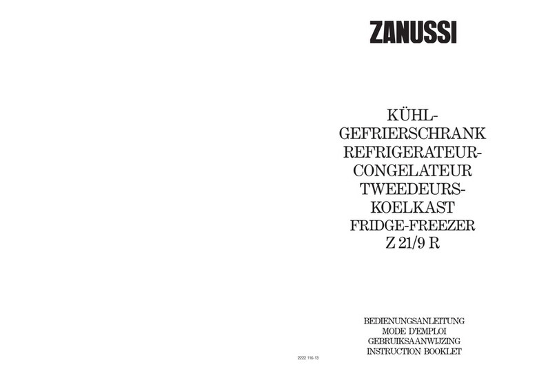 Zanussi Z 21/9 R User manual