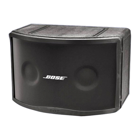 Bose 802 Series III user guide