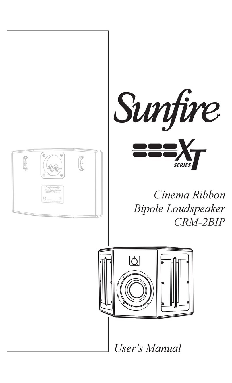 Sunfire CRM-2BIP user manual